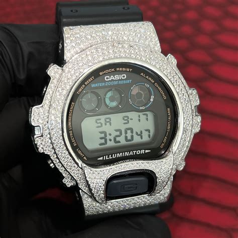 replica iced out g shock watches|hip hop g shocks.